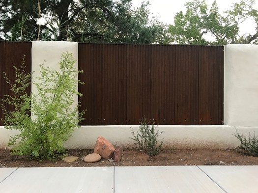 white straw bail fence